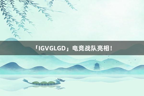 「IGVGLGD」电竞战队亮相！