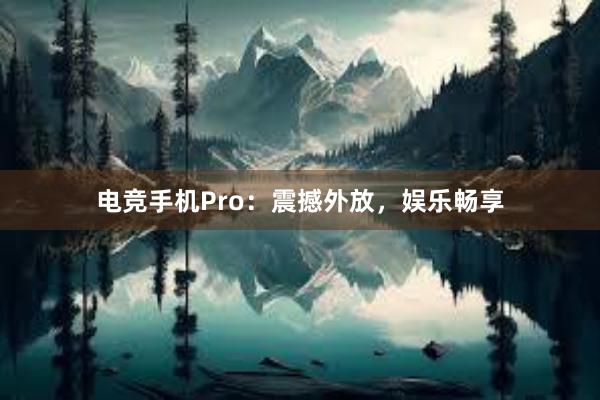 电竞手机Pro：震撼外放，娱乐畅享