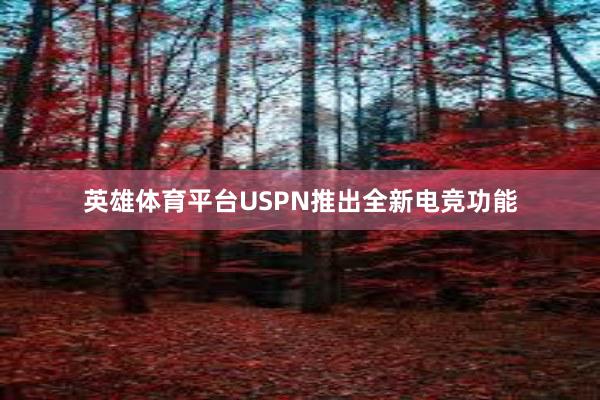 英雄体育平台USPN推出全新电竞功能